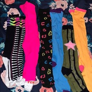 8 pairs of women’s tall socks